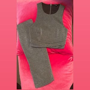 Sparkly top and skirt set